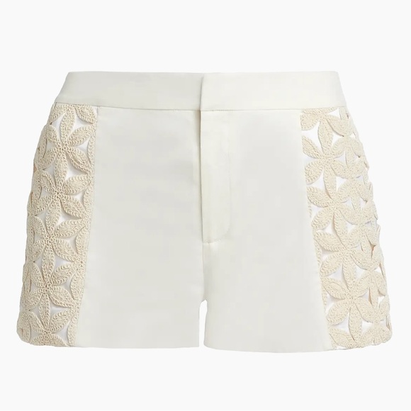 Ramy Brook Erica Crochet Panel Shorts - Picture 6 of 10